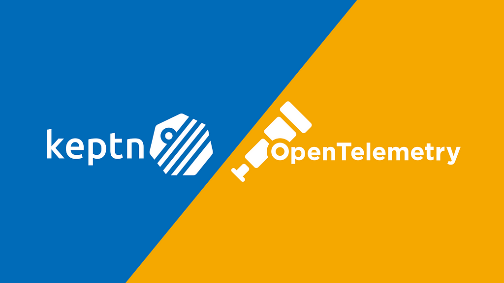 Keptn and OpenTelemetry logos side-by-side